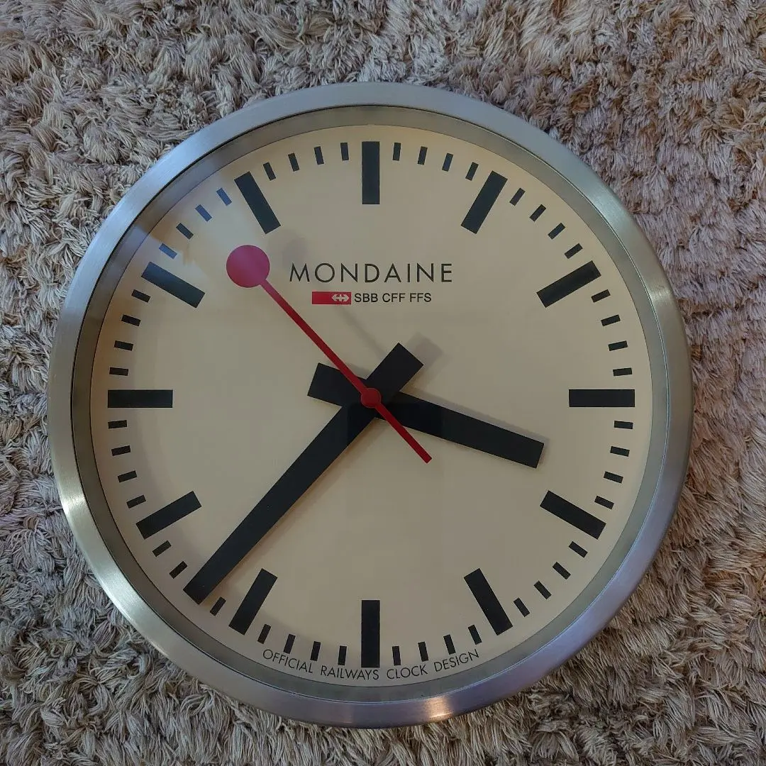 新品、未使用 モンディーン MONDAINE 置き時計 掛け時計兼用 125㎜ 2025年最新】モンディーン掛け時計の人気アイテム - メルカリ