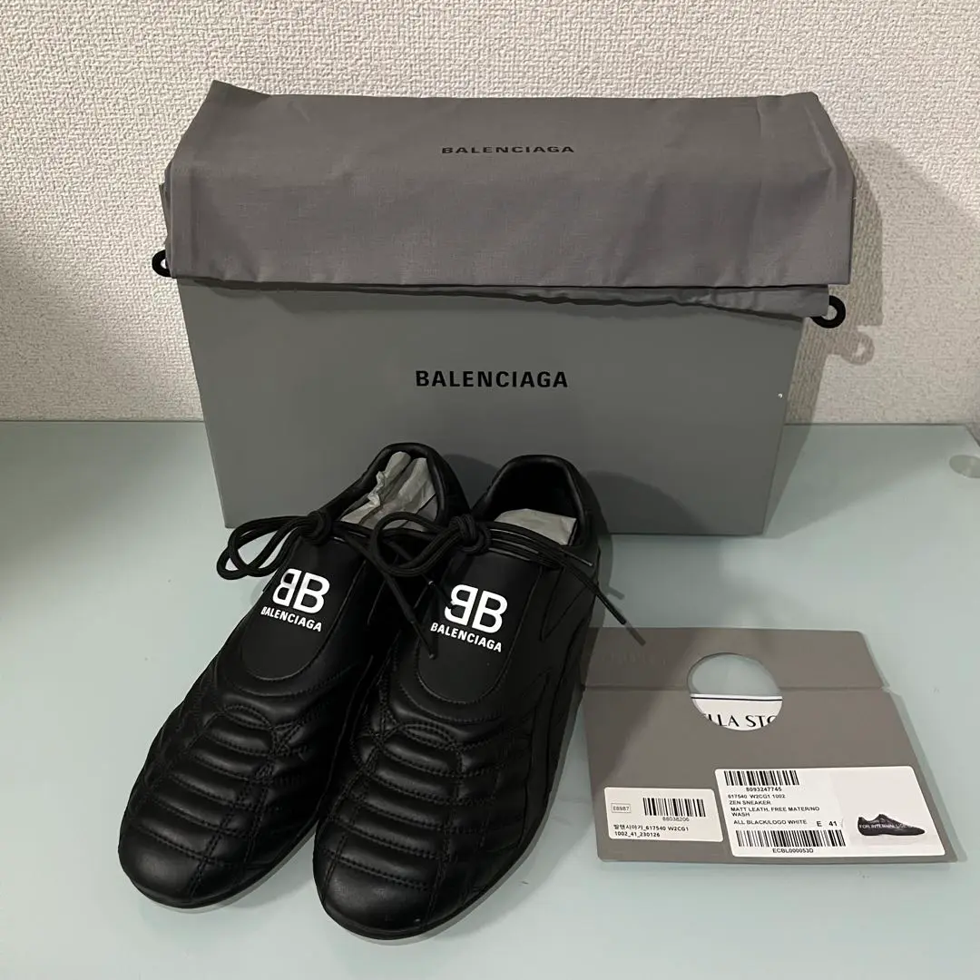 BALENCIAGA ZEN スニーカー　23.5〜24cm 36 ブラック 2025年最新】バレンシアガzenの人気アイテム - メルカリ