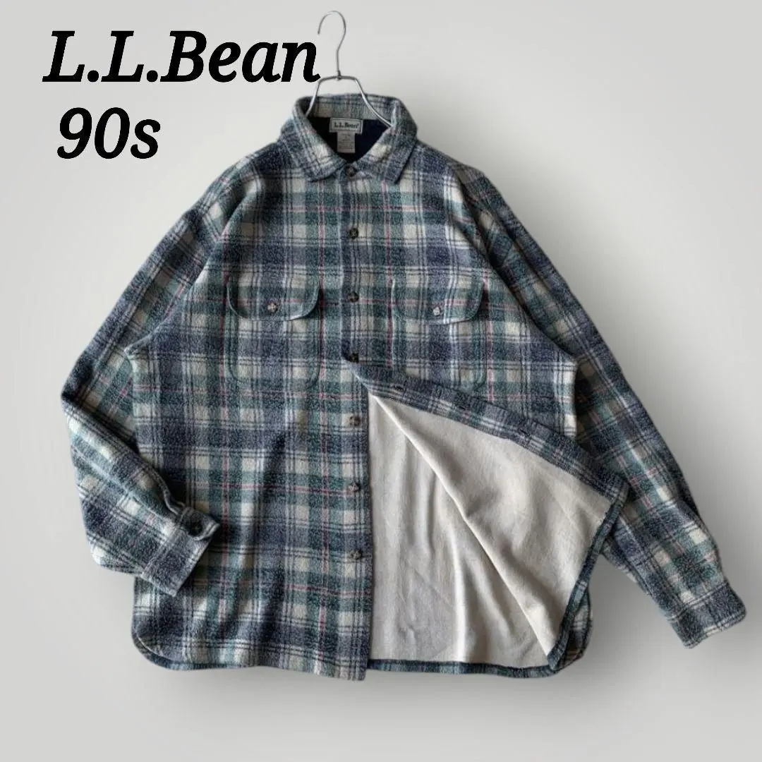 Thumbnail of Extremely Rare 90s L.L.Bean Flannel Shirt Jacket XL