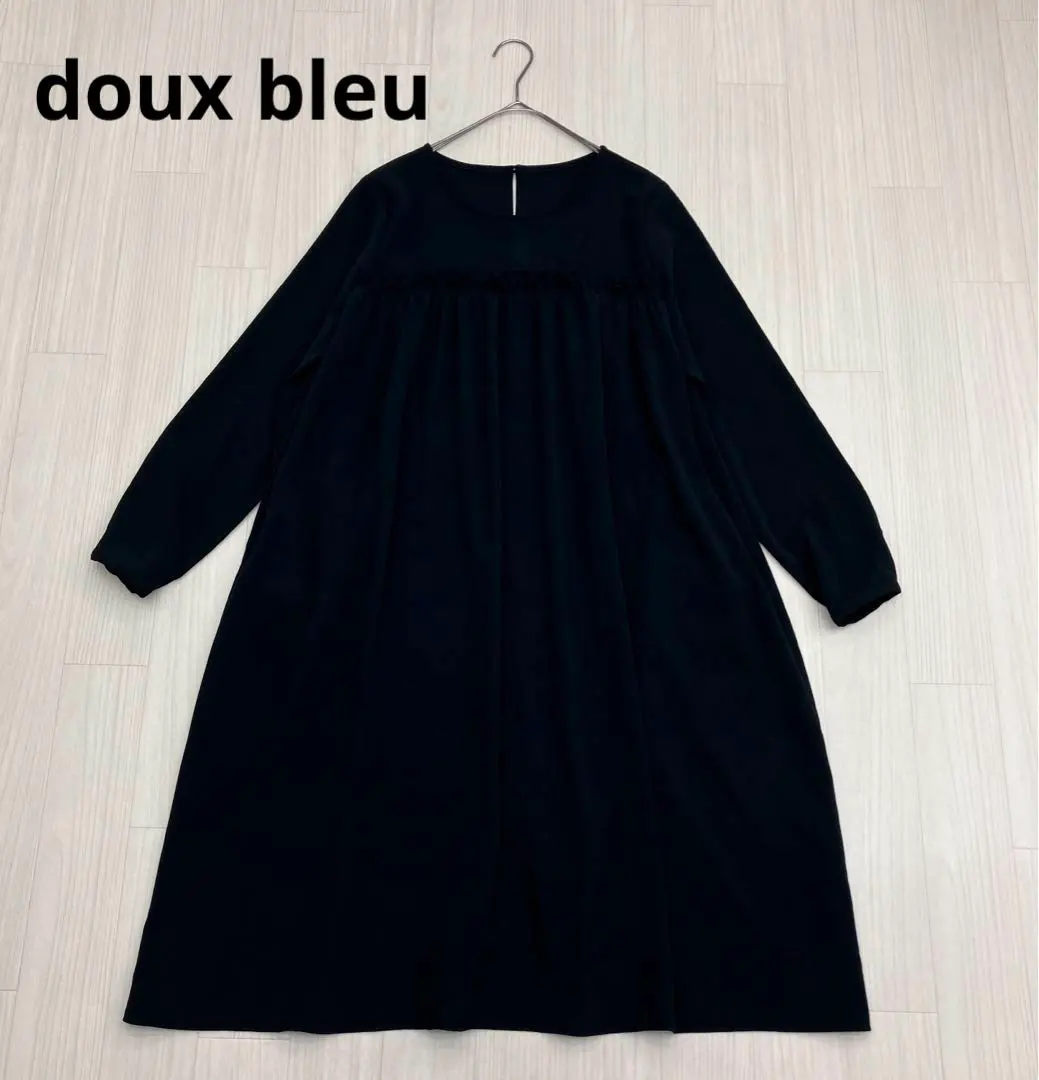 Thumbnail of ☆ doux bleu Frill Tunic Dress Black free size