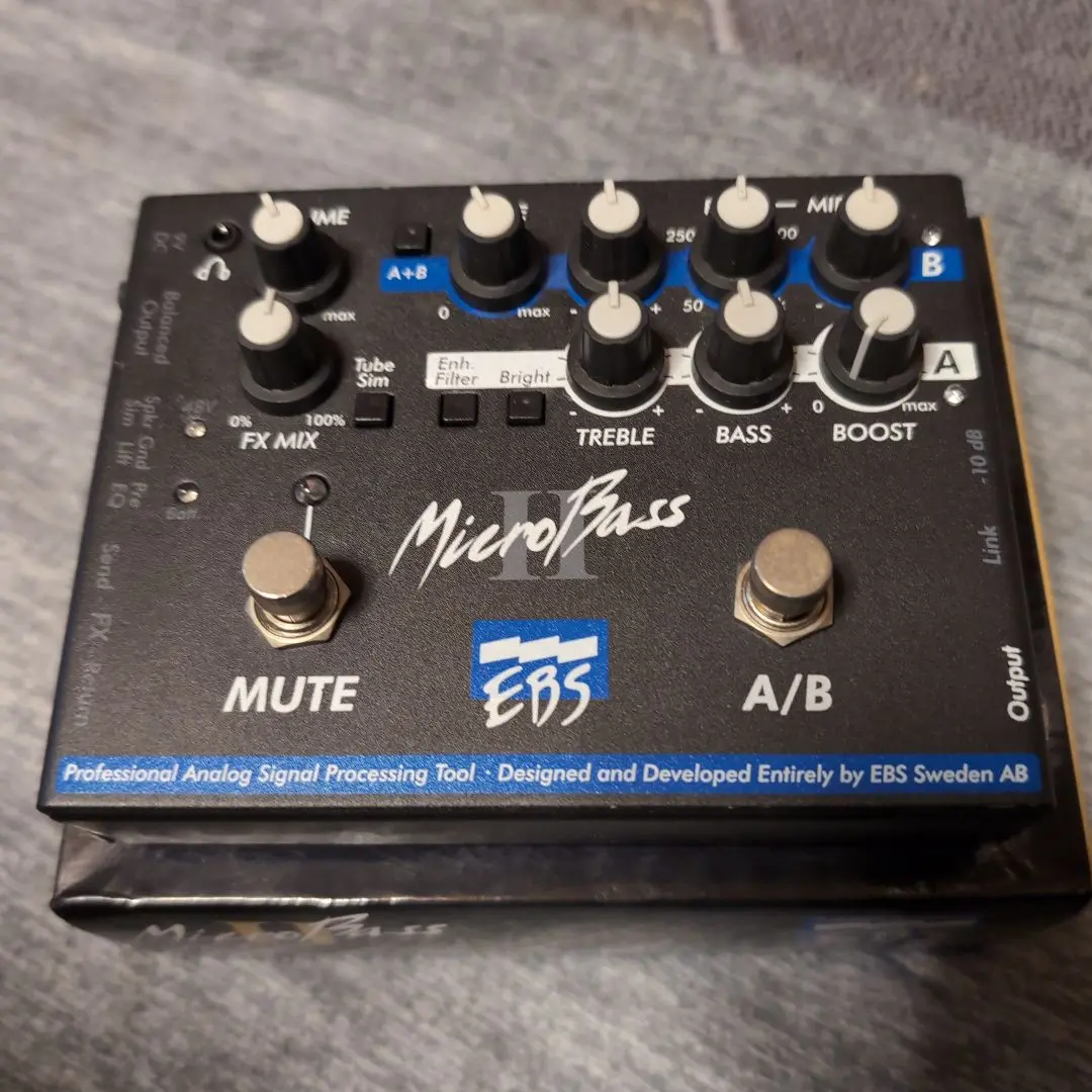 EBS MicroBass II ベースエフェクター EBS MicroBass2を購入、いろいろ使ってみた | ベースの記録