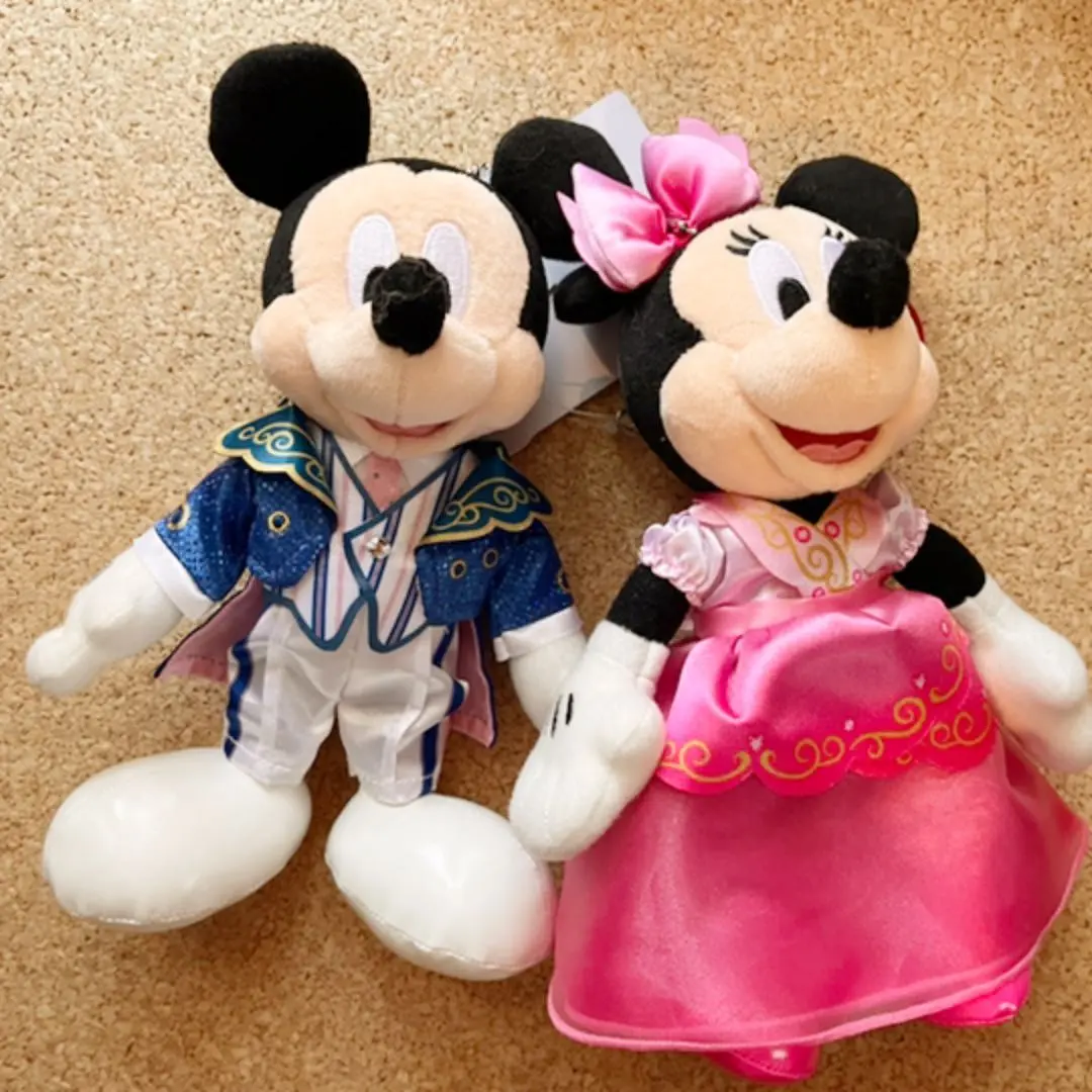 トータリーミニー バレンタインナイト ぬいぐるみバッジ ぬいば バレナイ エンターテイメントのコスチューム姿で登場！東京ディズニー