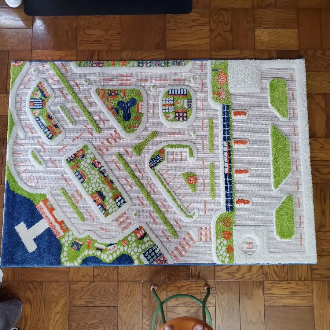 ボーネルンド　美品 3D プレイカーペット ビッグシティ　プレイマット 3Dプレイカーペット・ビッグシティ（S）: ボーネルンド