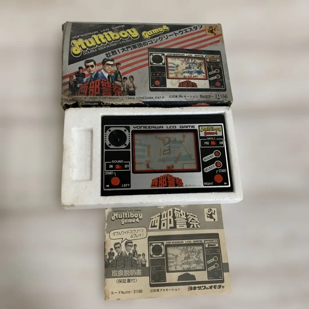 動作確認済　ヨネザワ  西部警察 ゲームウォッチ　1982年製動作確認済み 動作確認済 ヨネザワ 西部警察 ゲームウォッチ 1982年製動作確認