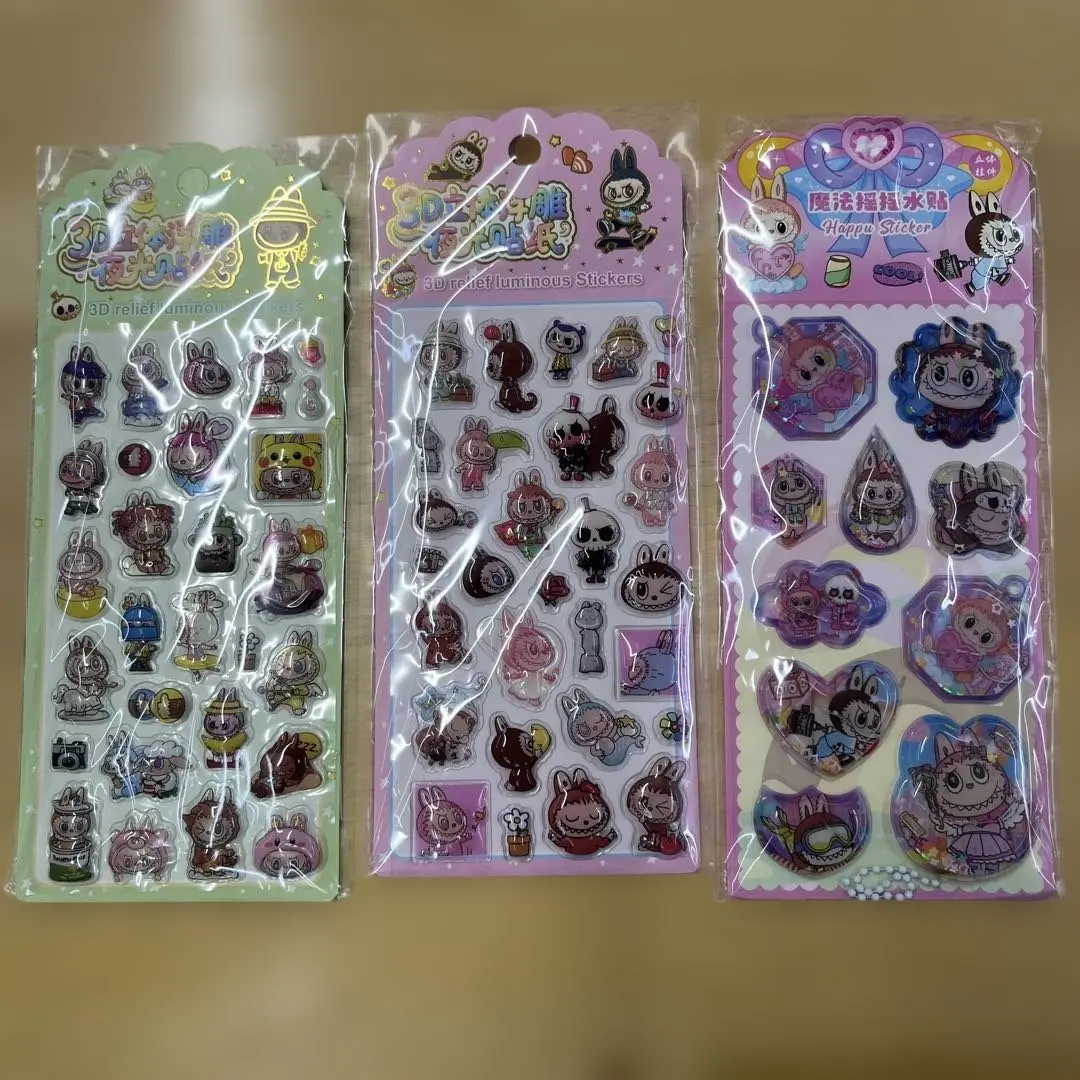 Thumbnail of Weekend Limited Sale: Love Boo Water-Filled Stickers, 3D Embossed Luminous Stickers Set