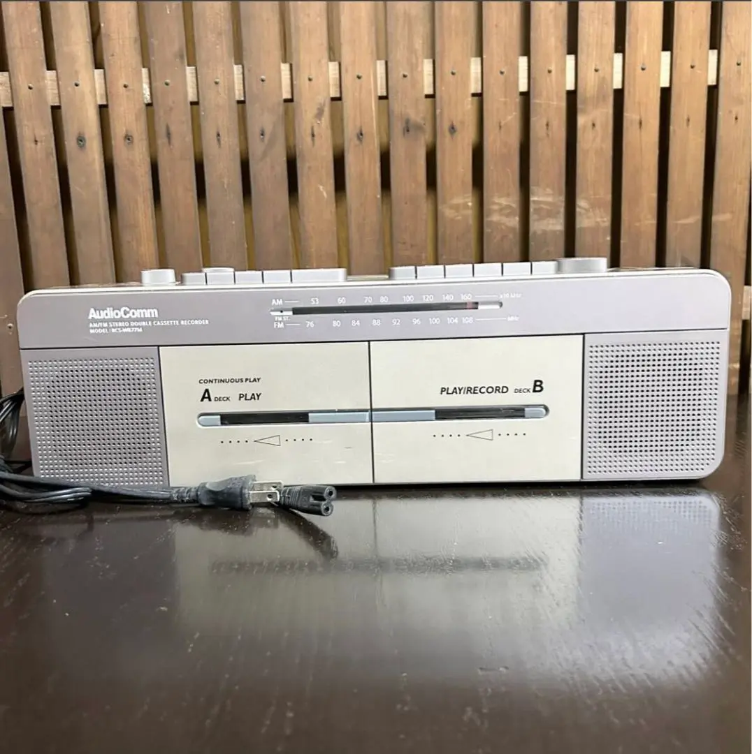 OHM RCS-W877M 新品同様(未使用品) Amazon.co.jp: OHM ダブルラジカセ RCS-W877M : 家電＆カメラ