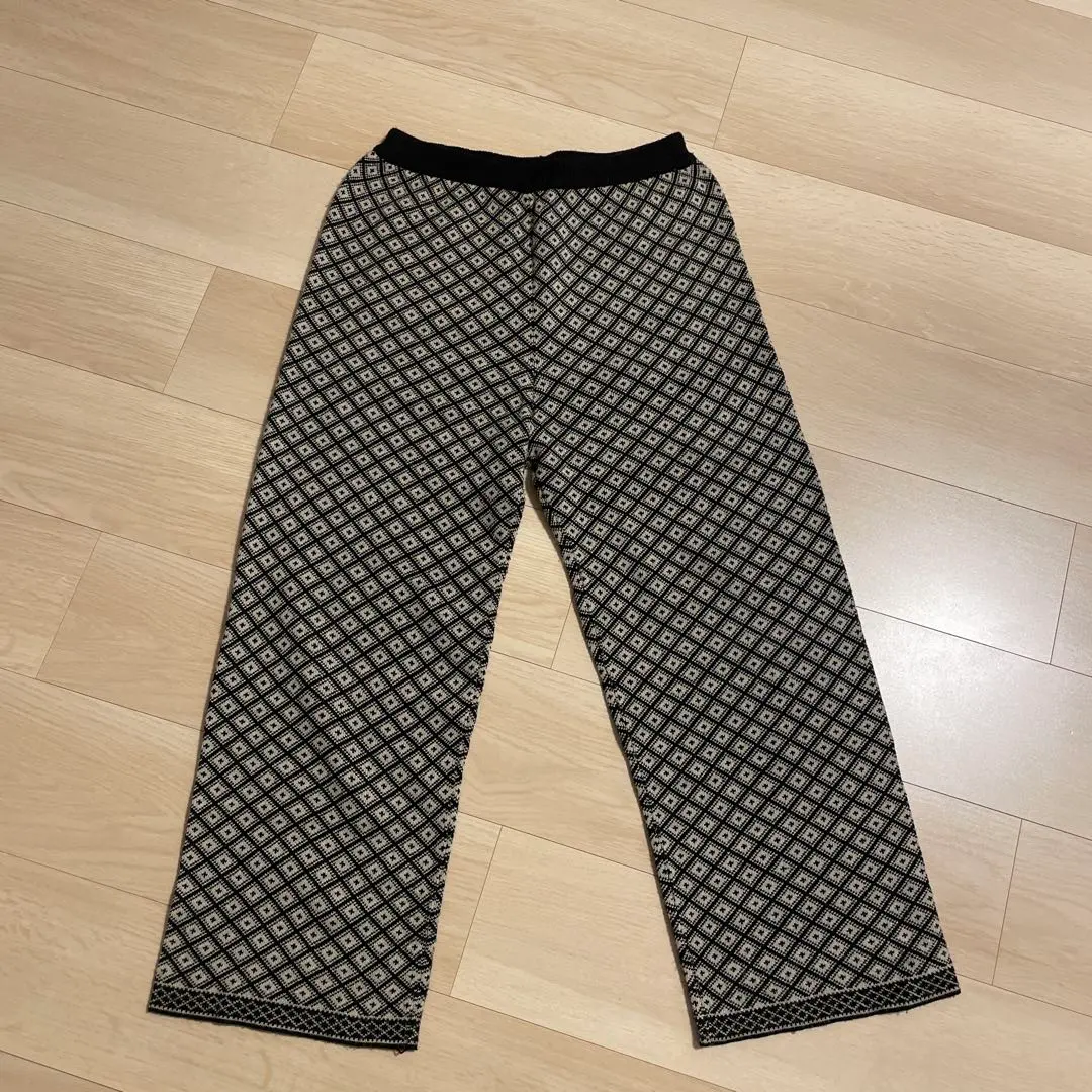 Thumbnail of 【Limited Time Sale‼️】ehkä söpö Knit Wide Pants