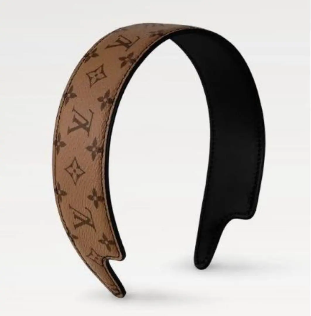 Louis Vuitton ヘアバンド グレー カシミア LOUIS VUITTON ルイヴィトン M76808 シルバー ヘアアクセサリー