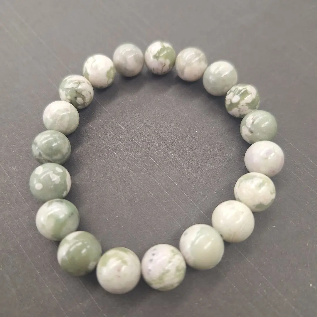 Thumbnail of Natural stone bracelet, Lapis Nevada, 10mm, inner diameter approximately 16cm