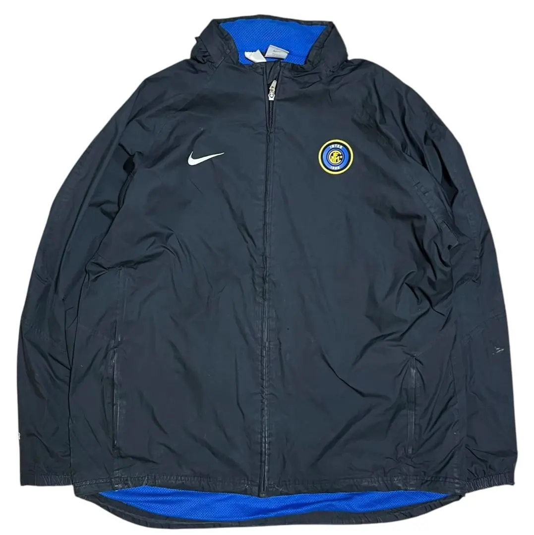 00年代 耐吉 Nike 國際米蘭 intel 尼龍外套 正面Logo 的縮圖