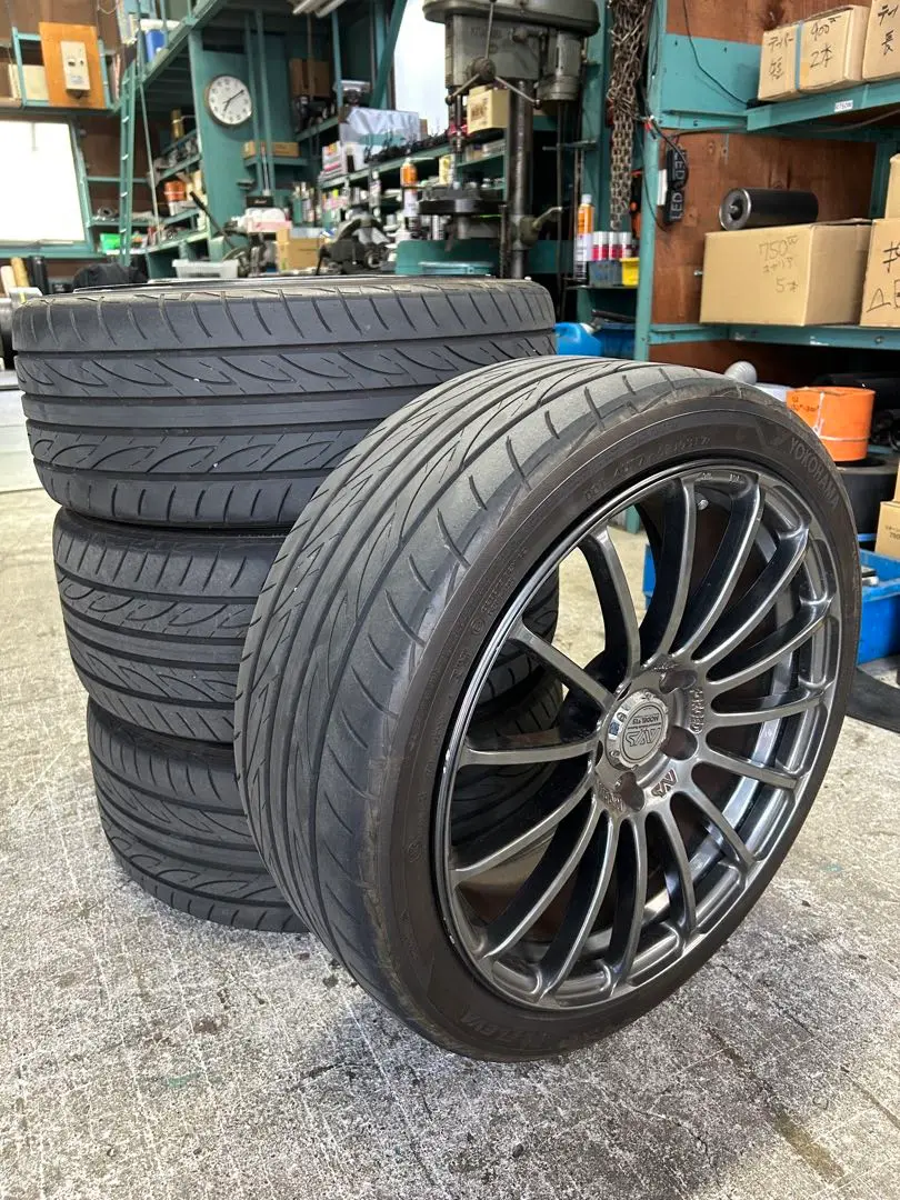 ヨコハマ AVS MODEL F15 19インチ 中古 4本 ベンツ アウディ