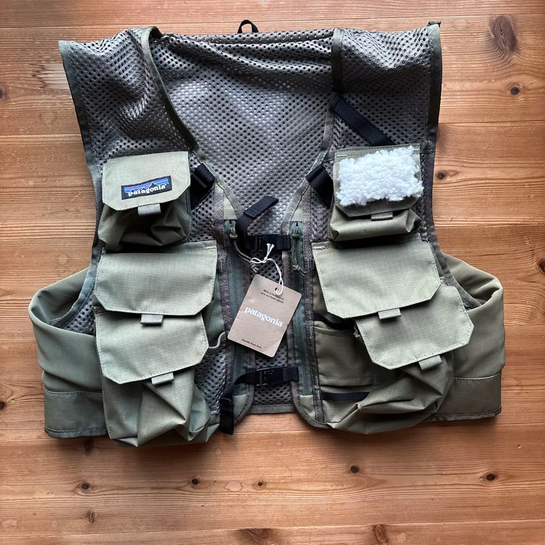 極美品✨パタゴニア パプジャケット ベスト Mサイズ ブラック 2025年最新】patagonia フィッシングベストの人気アイテム