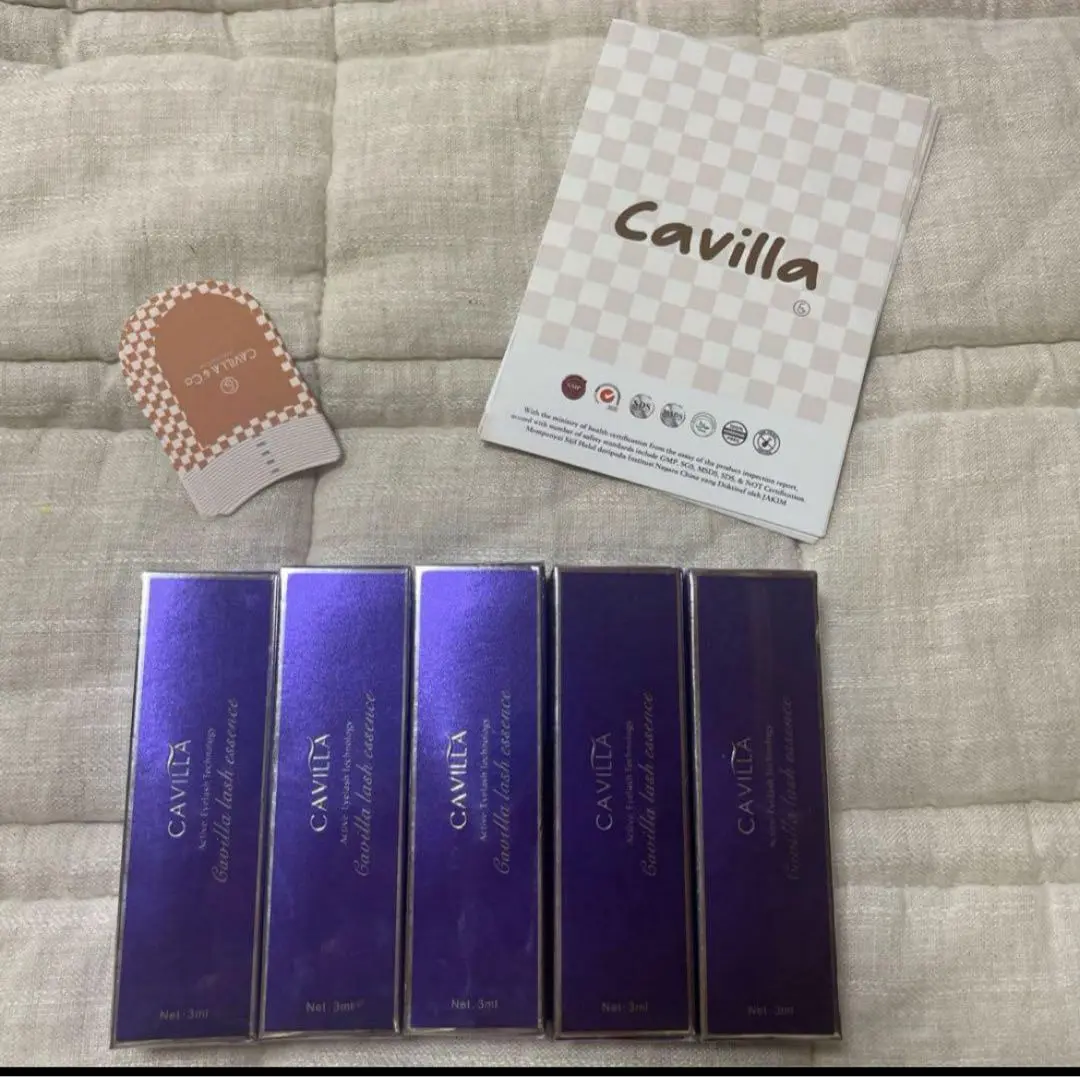 新品未使用 cavilla カビラ まつ毛美容液 3本セット