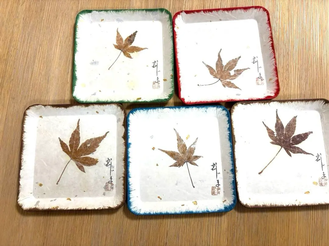 和紙盤5枚組點心盤新品 的縮圖