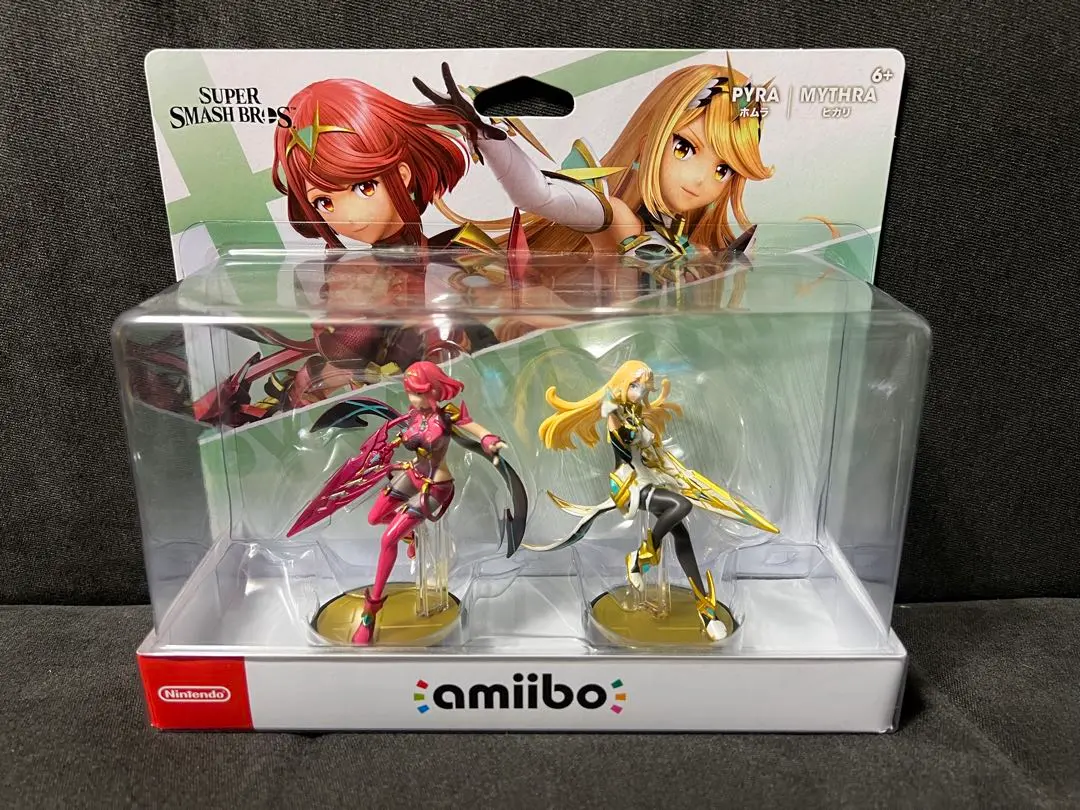 【未使用・未開封】amiibo　ホムラ・ヒカリ＆ブレスオブザワイルド　ゼルダ 新品未開封 amiibo ゼノブレイド ホムラ＆ヒカリ ノア＆ミオ