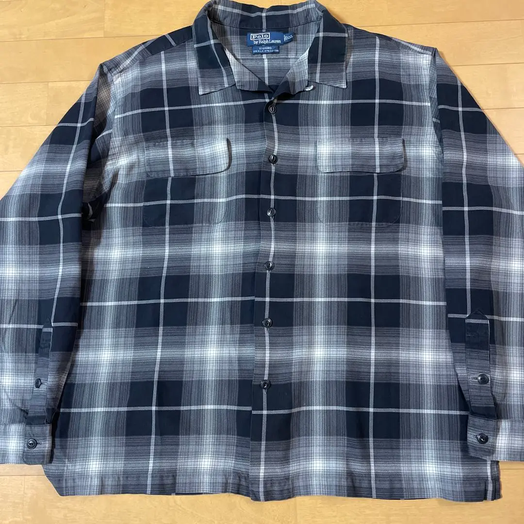 超スペシャル 90s ラルフローレン STEWARD オンブレ シャツ L 黒 2025年最新】RAlph lauren stewardの人気アイテム - メルカリ