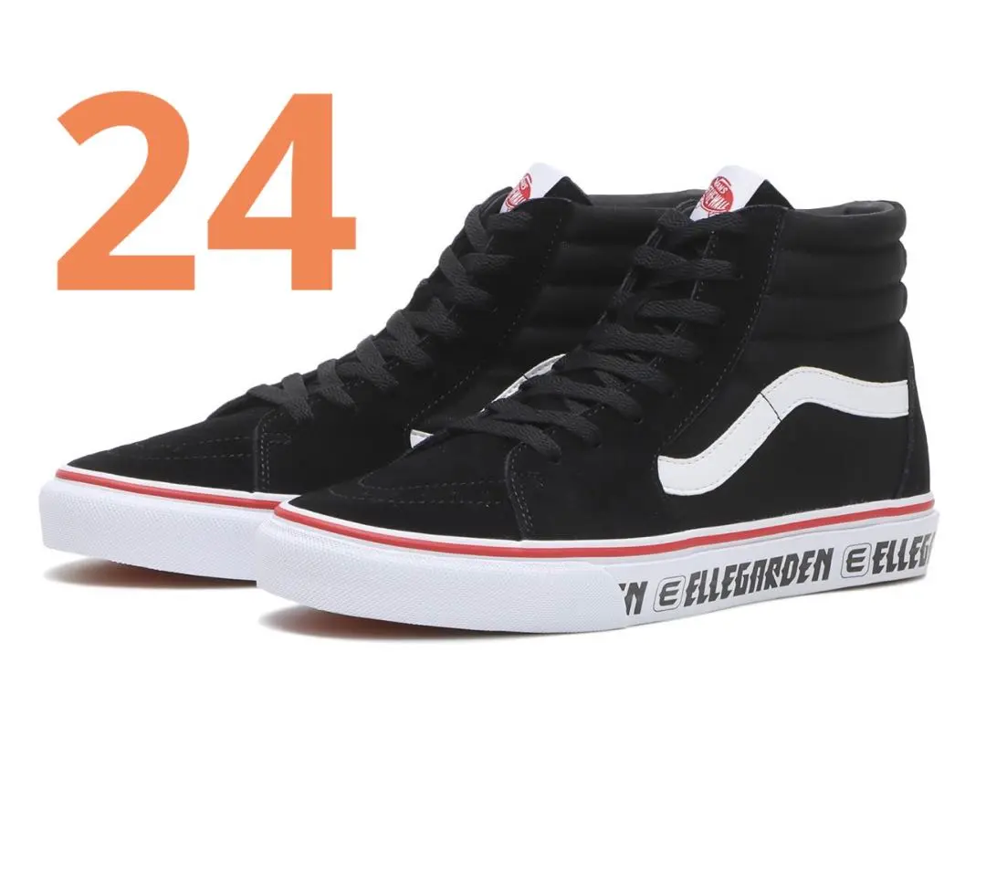 ELLEGARDEN Vans スリッポン 24.5センチ VANS×エルレガーデンのスニーカー、バンドカラーを落とし込んだ
