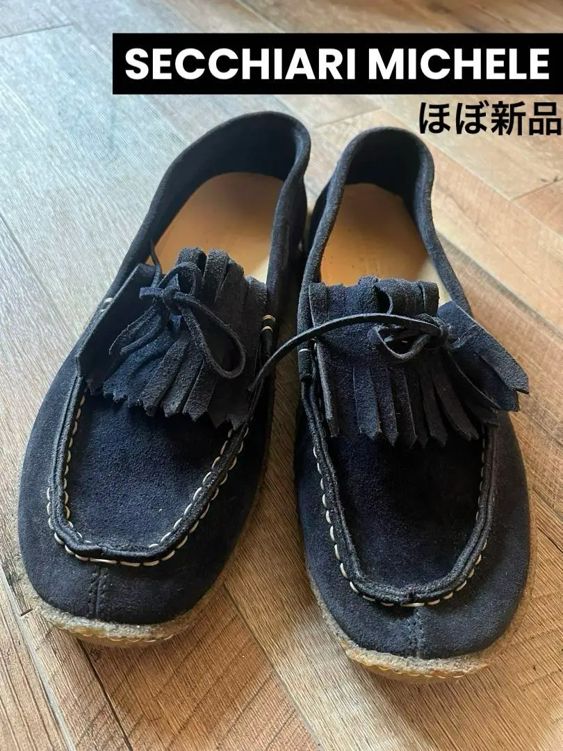 苺　ヒールアンドトゥ　セッキアーリミケーレ　エナメル　デッキシューズ 白 苺様専用 ヒールアンドトゥ セッキアーリミケーレ エナメル