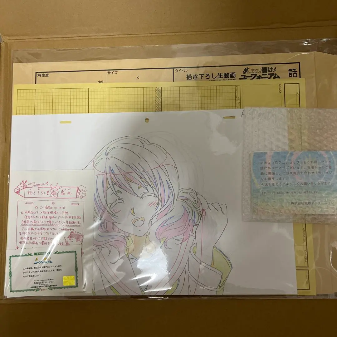 響け！ユーフォニアム　　生動画 響け！ユーフォニアム 描き下ろし生動画 京アニ 原画 黄前久美子