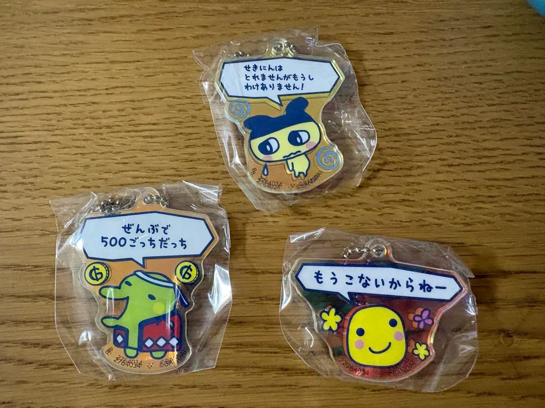 Thumbnail of Tamagotchi Puchi Puchi Omisecchi Goods Collection Acrylic Charm Set of 3