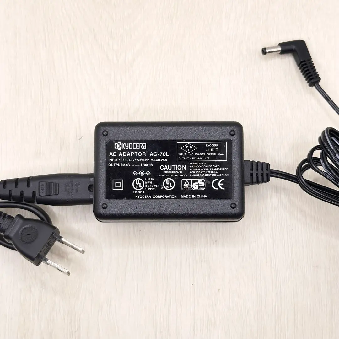 京セラ - 京セラ ACアダプター AC-71L 中古品 27603e861caa2020b82da4d66afb70