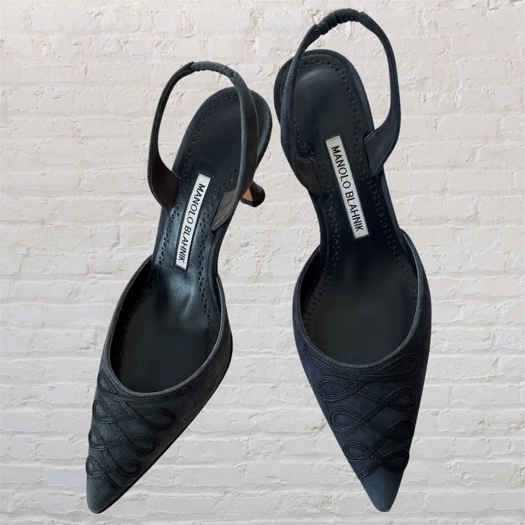 MANOLO BLAHNIK - マノロブラニク ハンギシバックストラップ