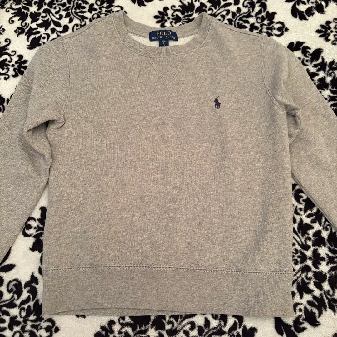 POLO RALPH LAUREN 兒童 8 號 灰色 運動衫 的縮圖