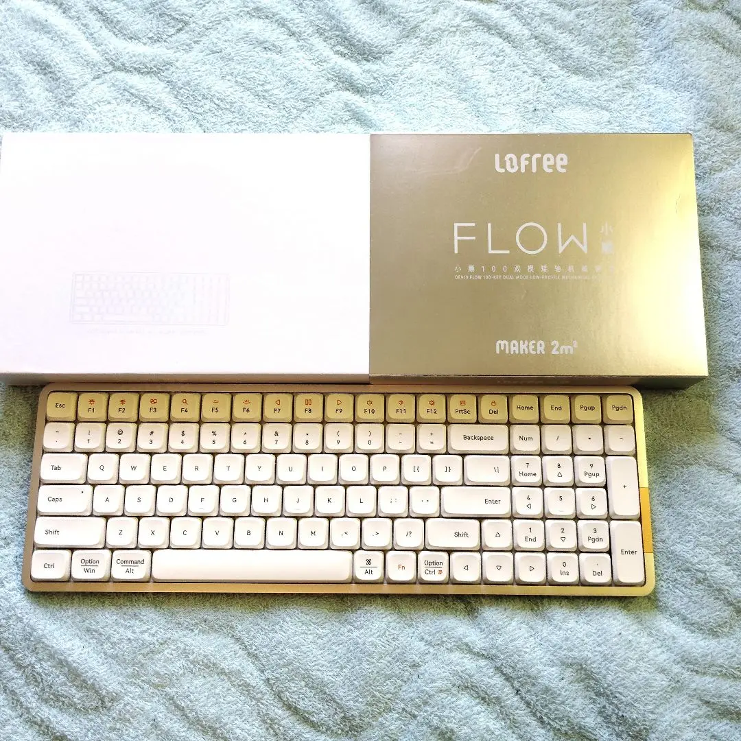 LOFREE FLOW LITE 100 ホワイト 中古 2025年最新】lofree flow lite 100の人気アイテム - メルカリ