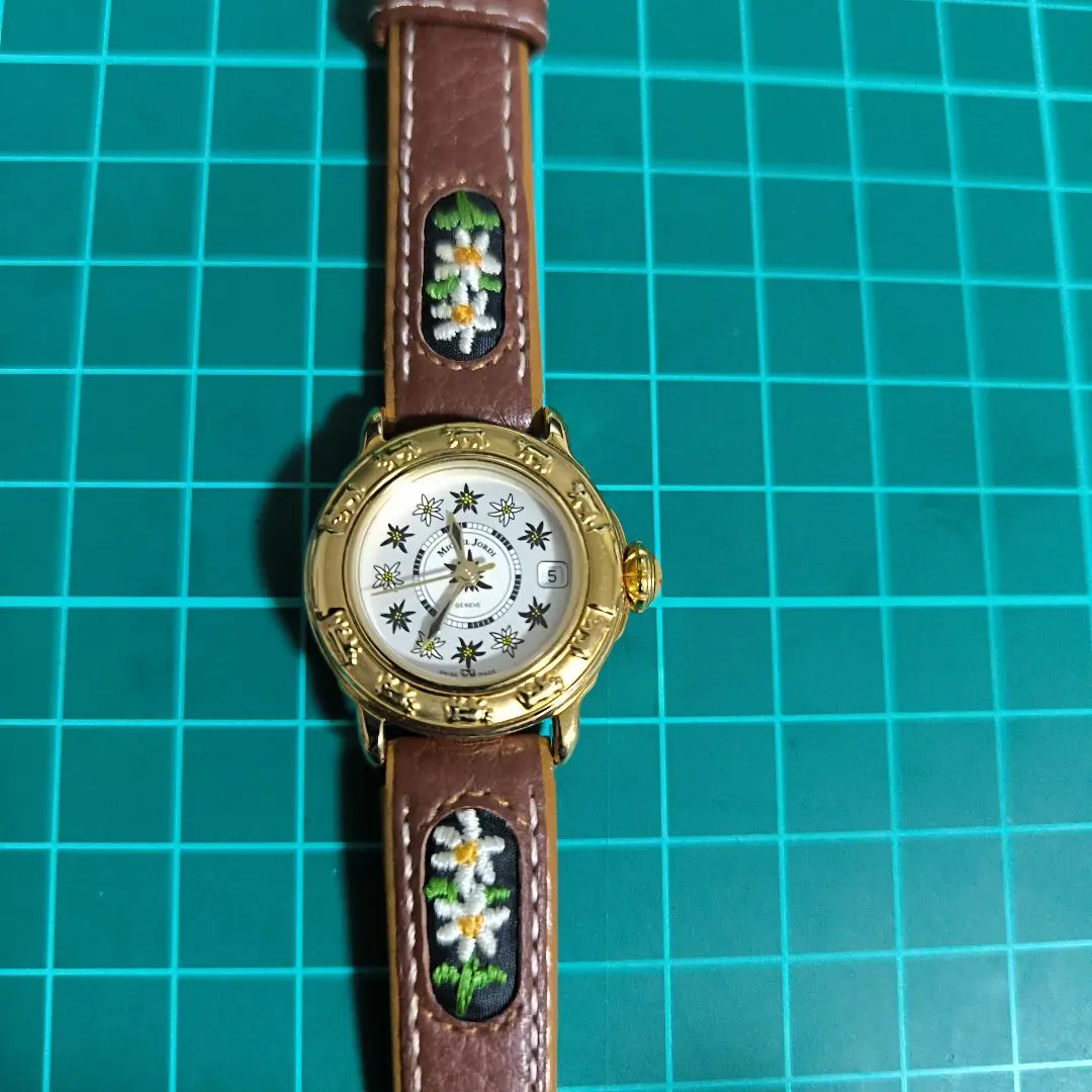 MICHEL JORDI ETHNO DIVER 時計 MICHEL JORDI ETHNO DIVER QUARTZ WHITE DIAL SWISS MEN FULL