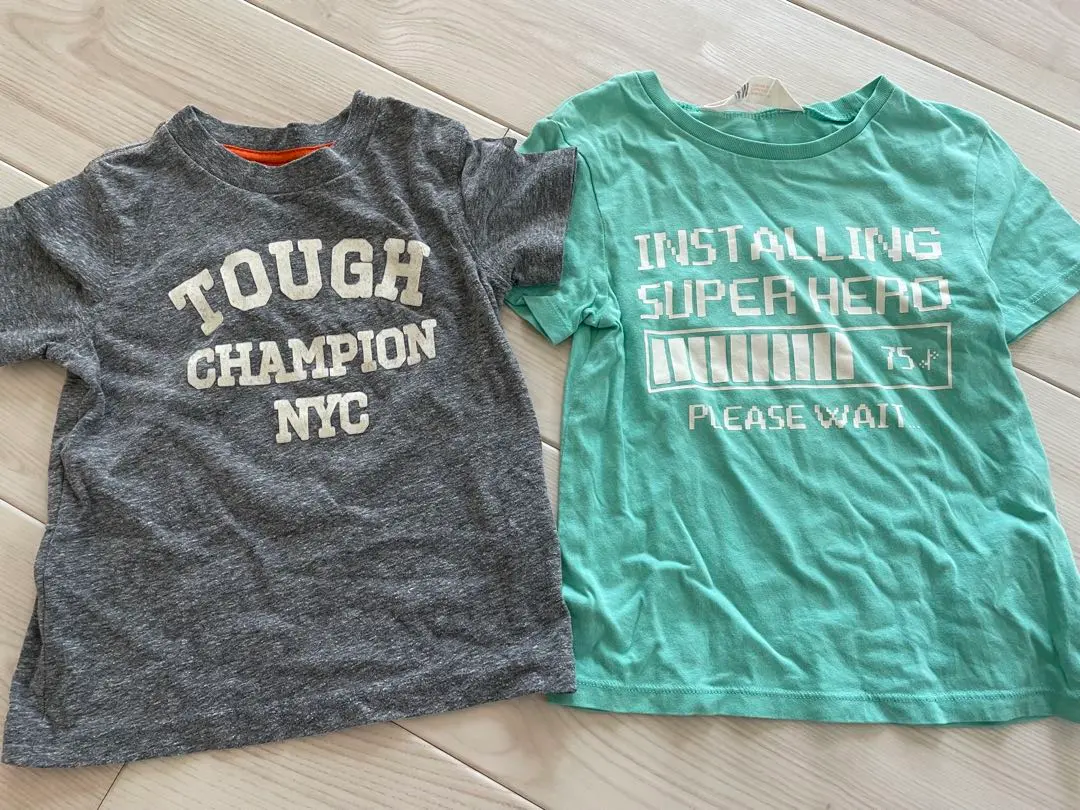 H&M & Carter's T恤 2件套 2T 的縮圖