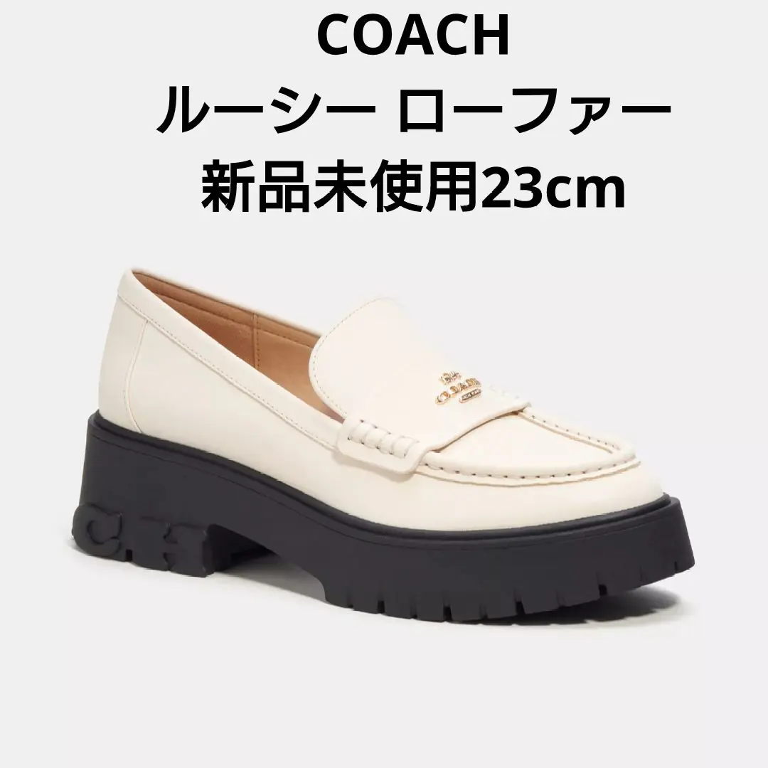 Thumbnail of COACH White Platform Loafers