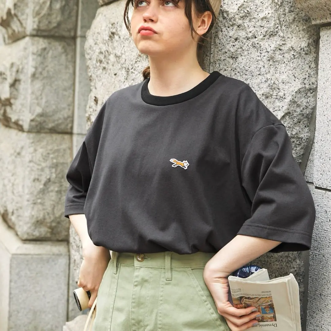 PENNEYS/佩尼茲 別注 THE FOX 標誌 刺繡 寬鬆 短袖T恤 的縮圖