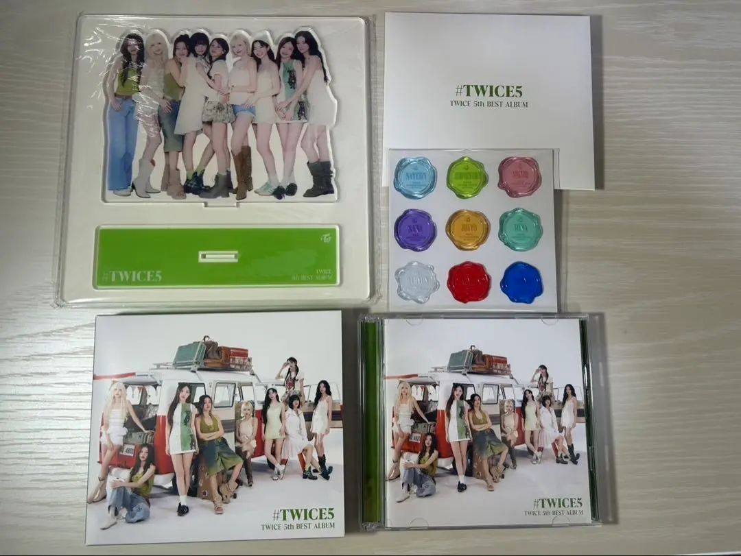TWICE CDセット　#TWICE5 アクリルスタンド twice #twice5 アクリルスタンド - メルカリ