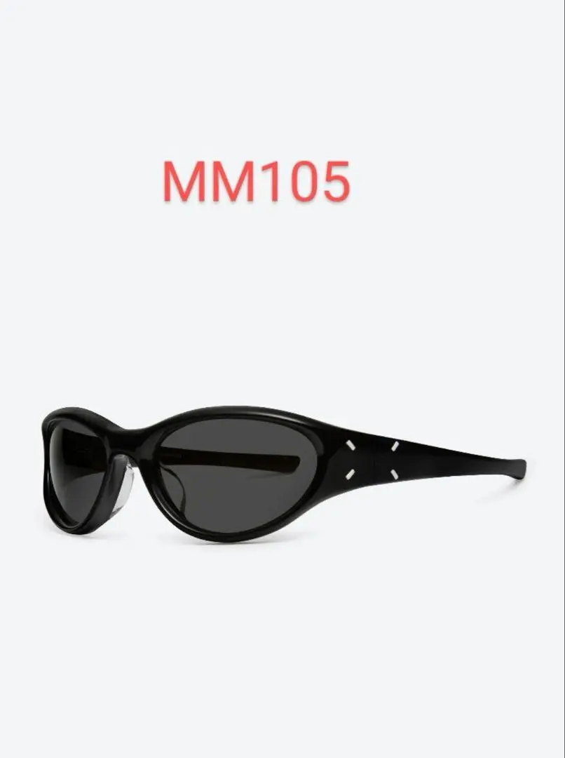 ジェントルモンスター×メゾン マルジェラMM105 Leather L01 Gentle Monster Maison Margiela Goggle Sunglasses Black
