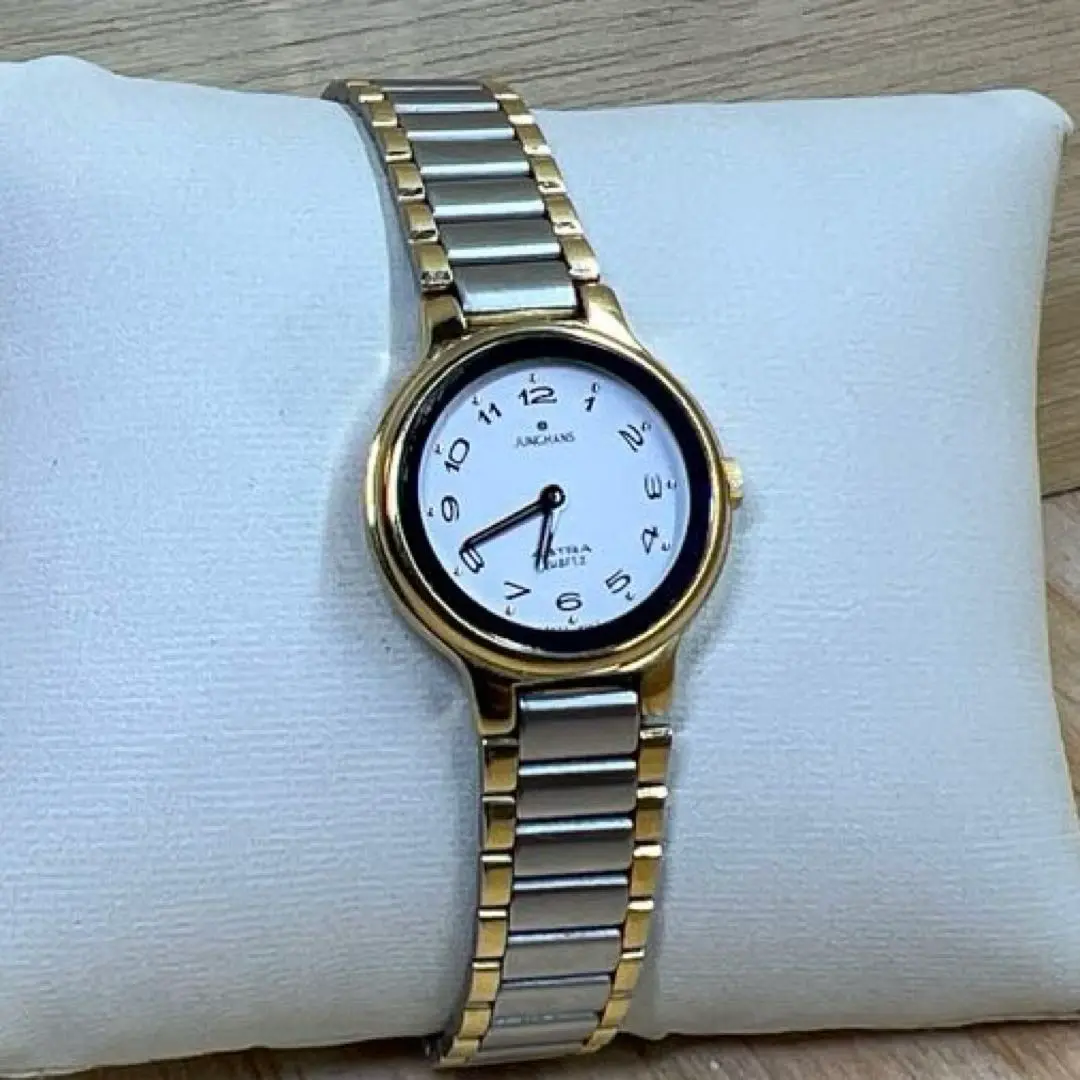 お値引き❗️【希少❗️】ユンハンス　レディース腕時計　新品電池　ダイヤモンド入り JUNGHANS(ユンハンス) ダイヤモンドレディース 腕時計