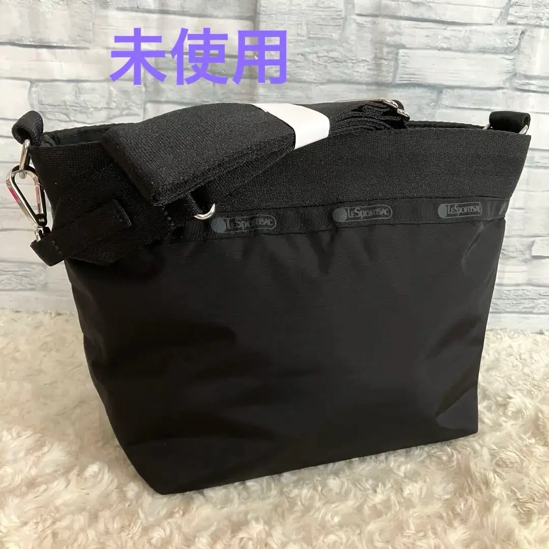 【極美品】【現行完売品】レスポートサック　スモールバケットバッグ　ショルダー❤️ SMALL BUCKET BAGレモンメレンゲ/サンダー（クロスボディ