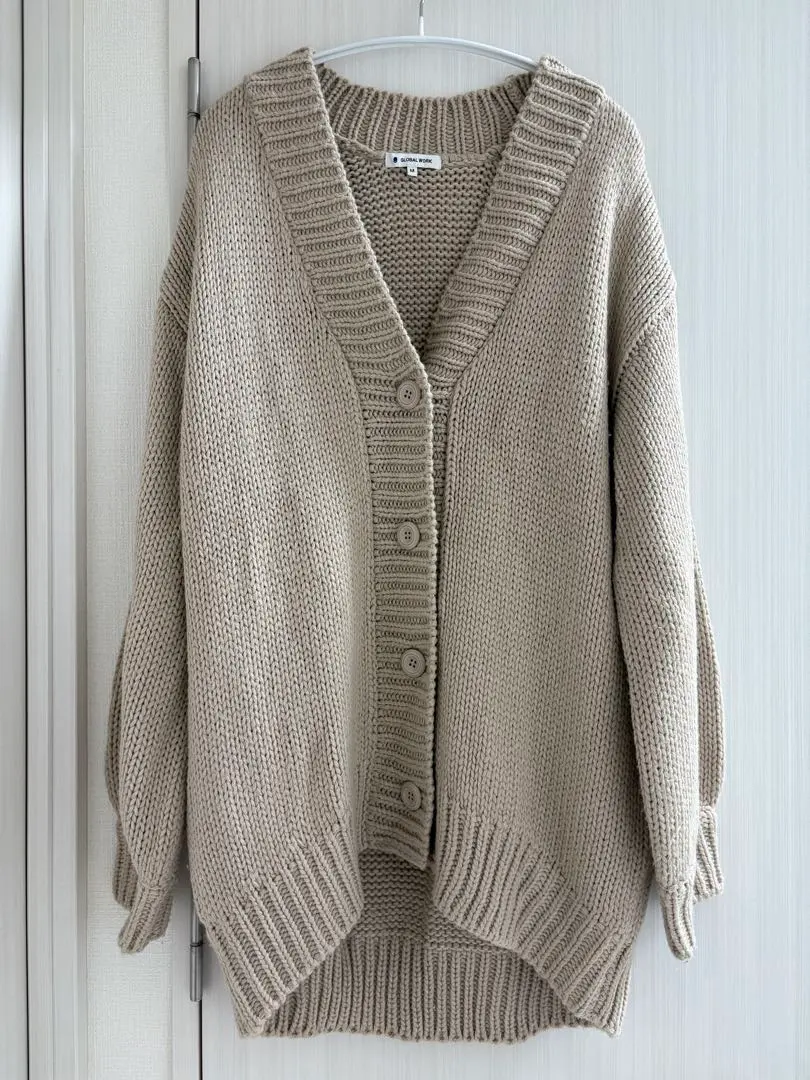 Thumbnail of GLOBAL WORK beige cardigan