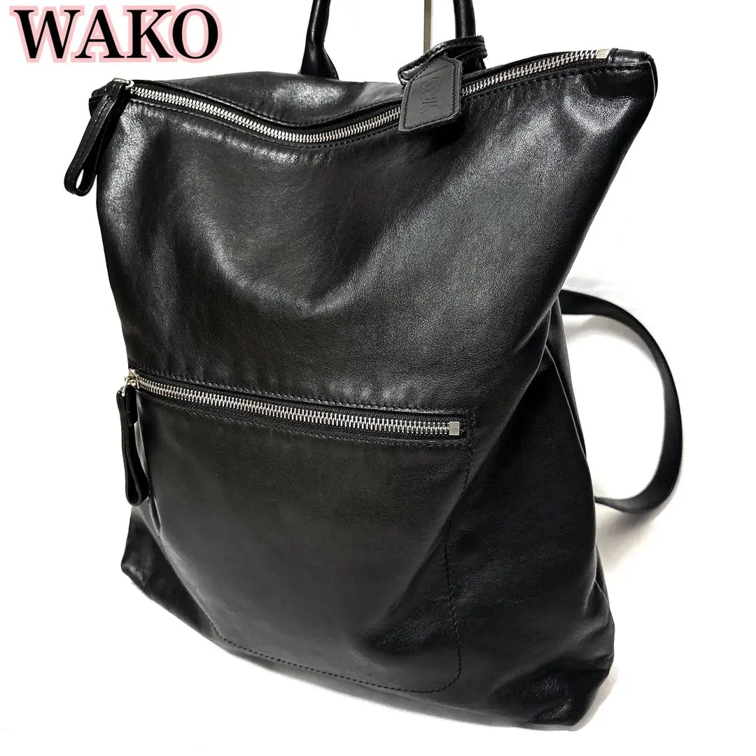 2025年1月店舗で購入】WAKO 銀座ワコウ 本革 レザー リュック