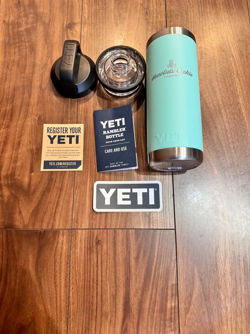 YETI ×HonoluluCookieステンレスボトル ホワイト新品未使用 ハワイ限定 ホノルルクッキー＋ YETI コラボのステンレスボトル