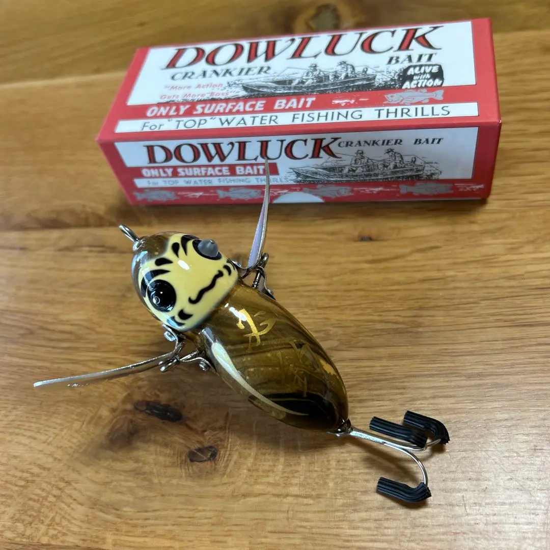 【未使用】Dowluck道楽ルアー　ソノヒグラシ　MDAL（墨流しダルマ）箱付き ギフト】 未使用】Dowluck道楽ルアー MDAL（墨流しダルマ