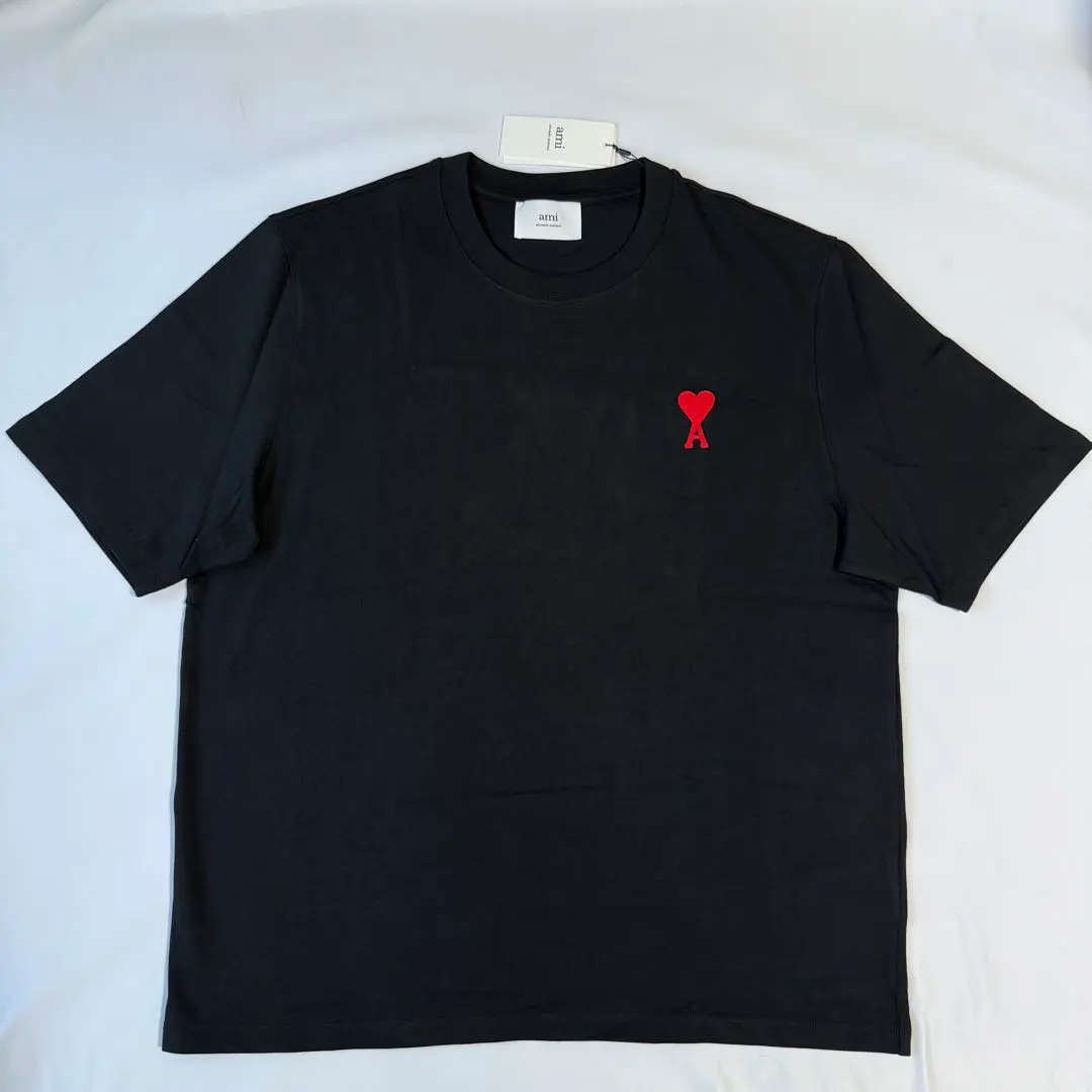 Thumbnail of AMI DE COEUR Medium Logo Boxy Fit T-shirt Black L