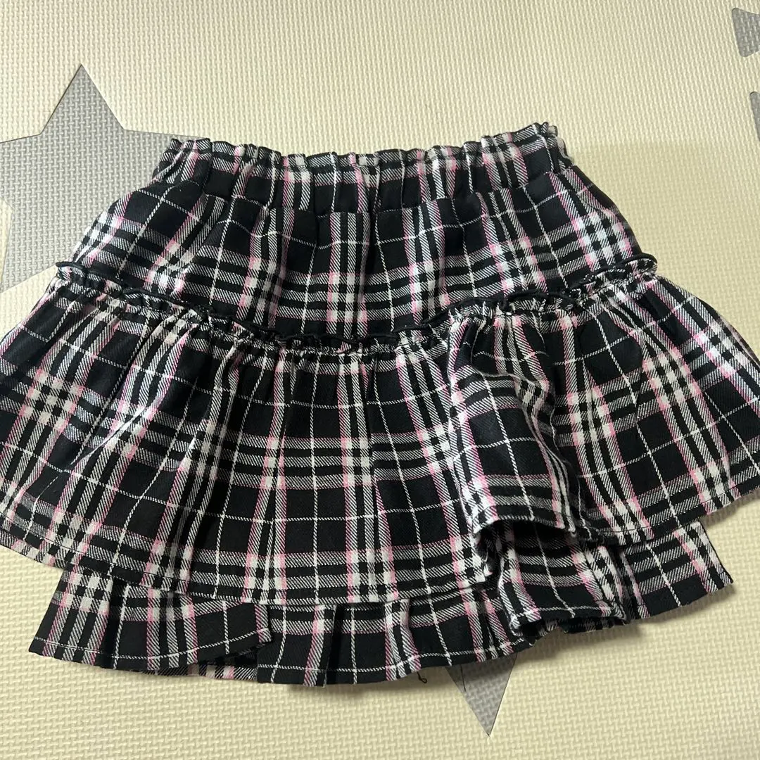 Thumbnail of Checkered frill skirt 120cm