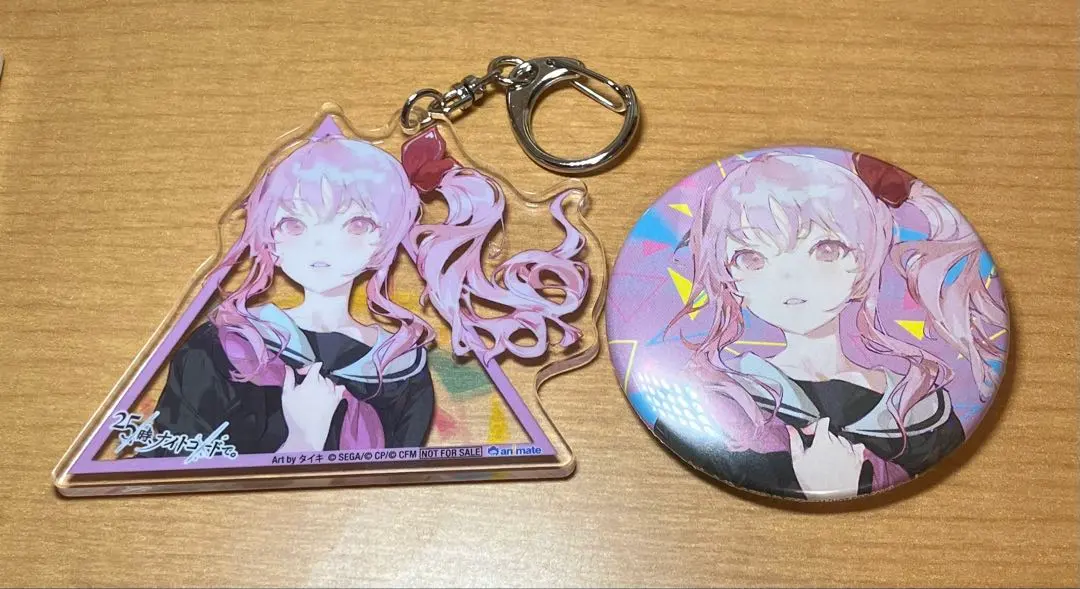 Thumbnail of Project Sekai Sekai Album Vol. 2 Mizuki Akiyama Acrylic Keychain & Can Badge
