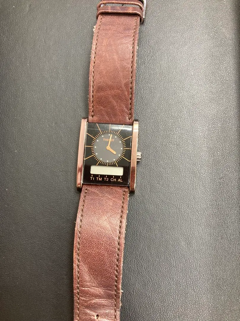 Tissot Two Timer　ティソ　アナデジ　腕時計 電池交換済み Tissot Two Timer ティソ アナデジ 腕時計 80s