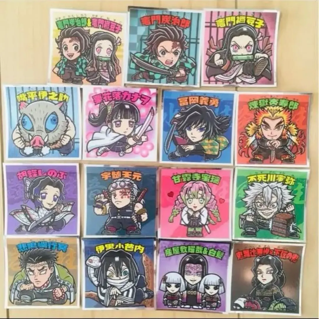 Thumbnail of Lotte Bikkuriman Kimetsu no Yaiba Man Kimetsu no Yaiba Man Choco 2 Stickers - 15 pieces