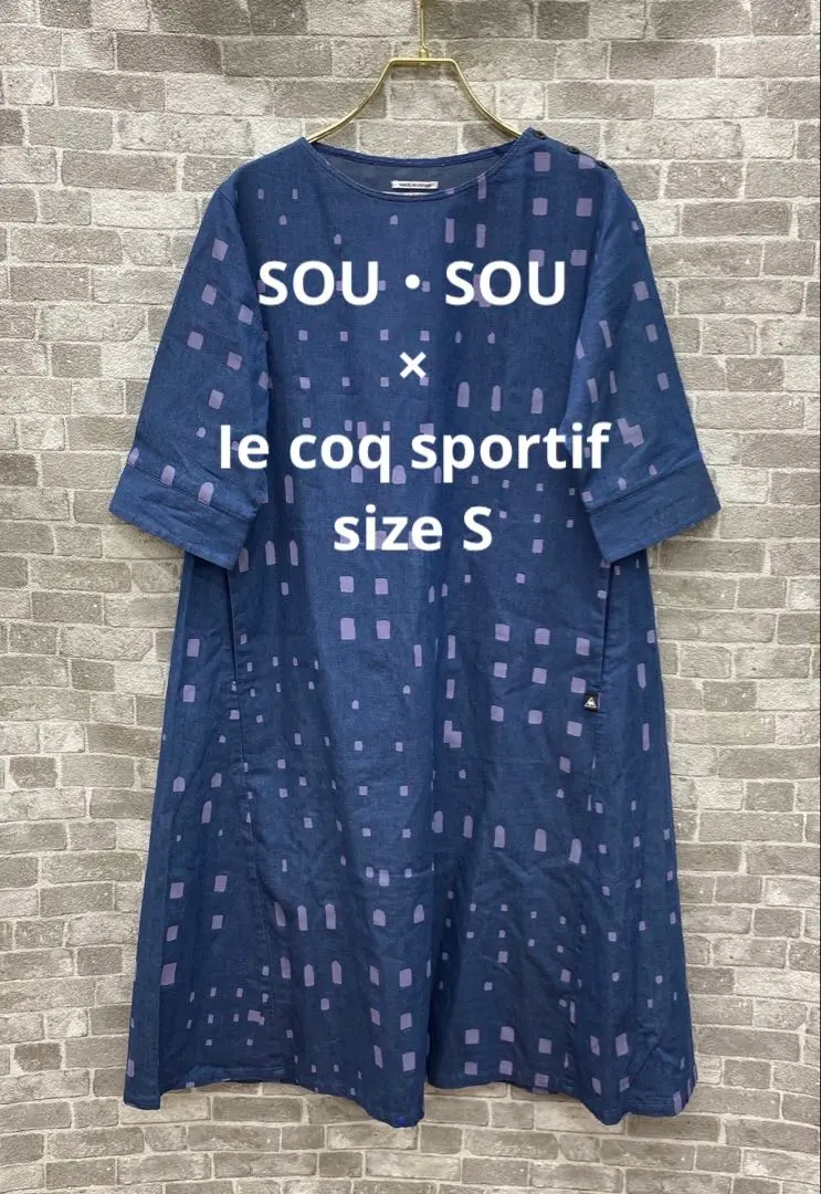 sou・sou le coq sportif チェック柄ワンピース L SOU・SOU