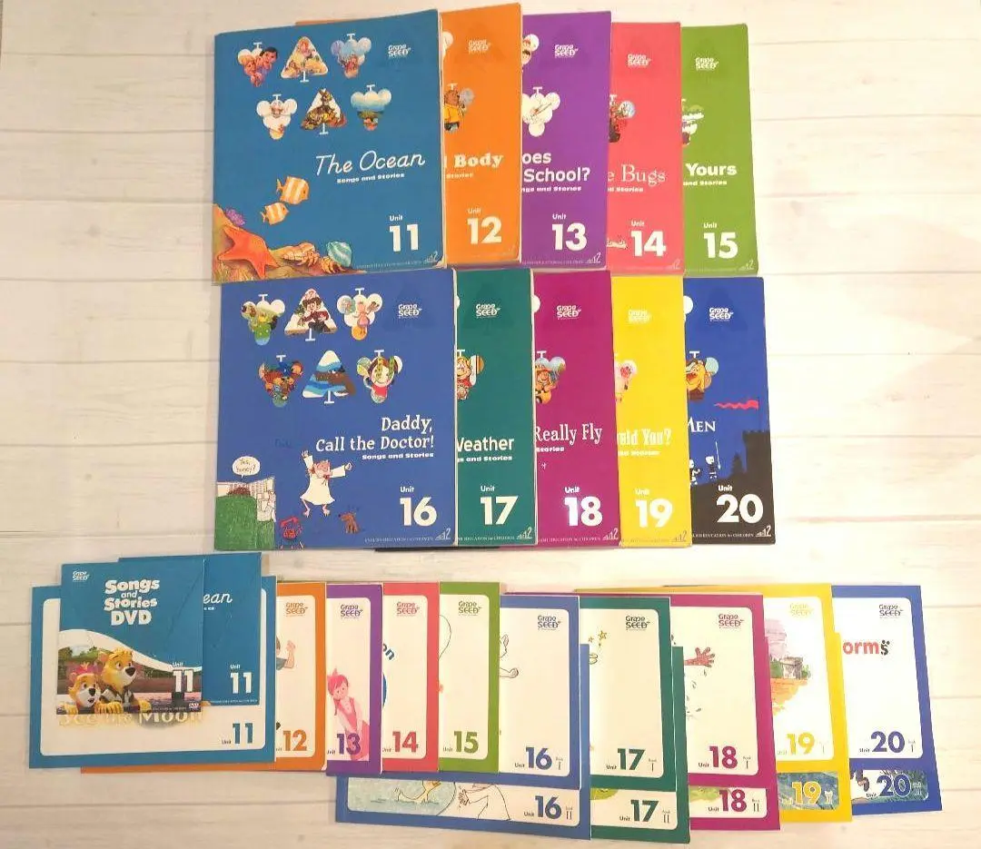 GrapeSEED Unit8-15 CD&DVD&テキストセット GrapeSEED Unit8-15 CD&DVD&テキストセット