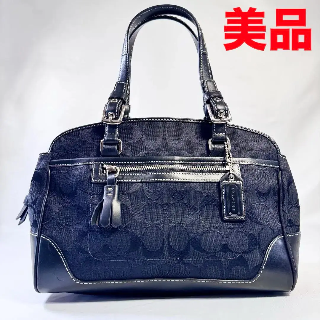 蔻馳 經典 提花 手提包 6828 的縮圖
