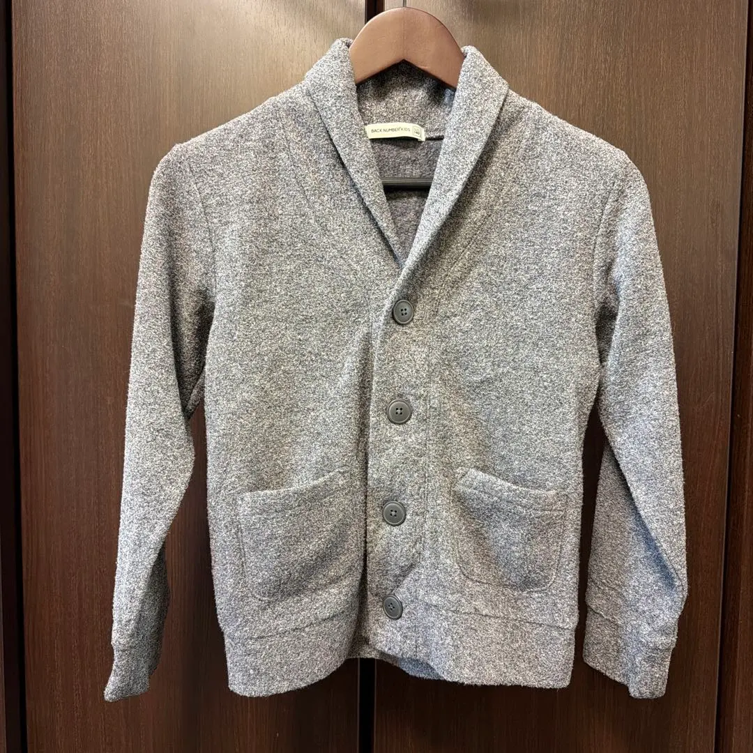 Thumbnail of BACK NUMBER KIDS Cardigan Size 140 Gray