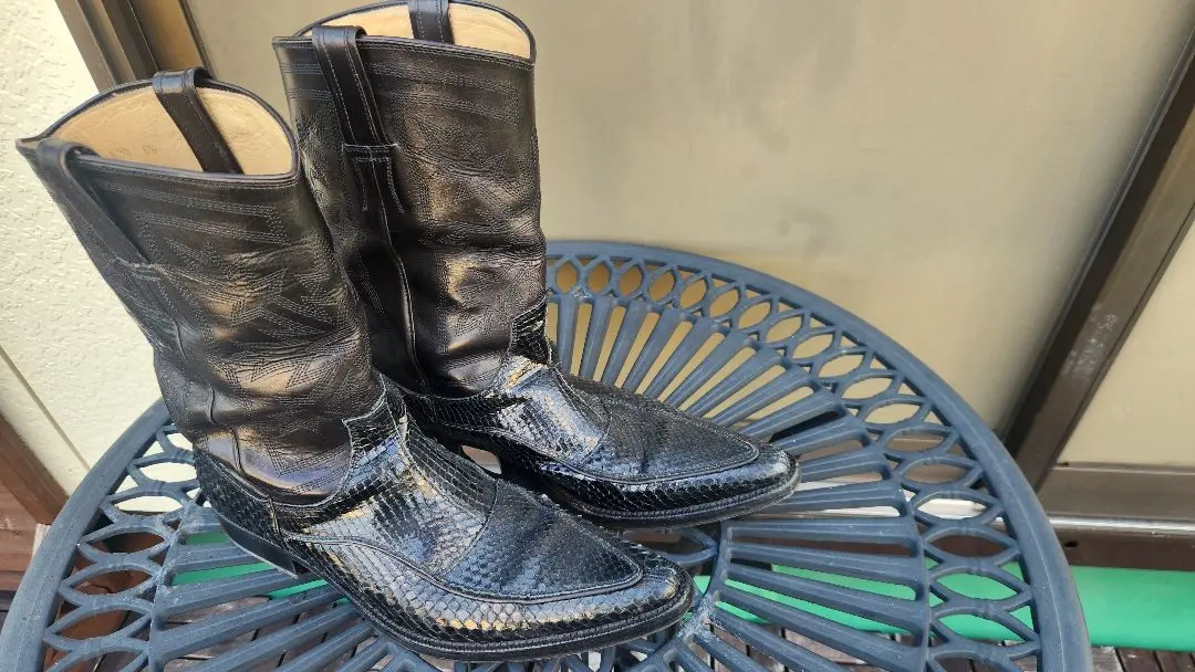 DOLCE&GABBANA ウエスタンブーツ　パイソン　ドルガバ　D&G DOLCE&GABBANA ウエスタンブーツ パイソン ドルガバ D&G